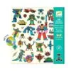 djeco stickers robots