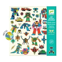 djeco stickers robots