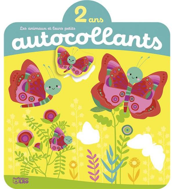 Les animaux du jardin - Autocollants 2 ans