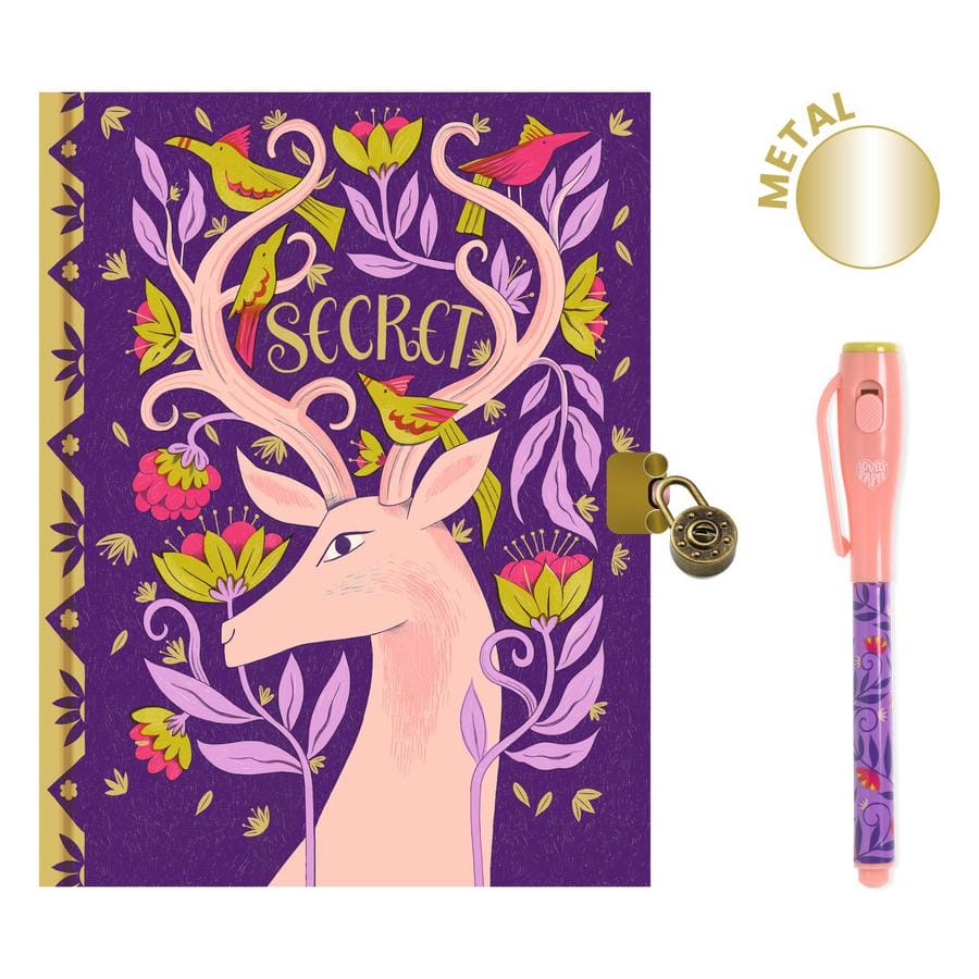 Carnet secret avec feutre magique Melissa