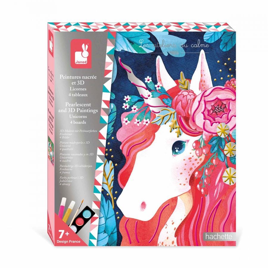 Peinture nacrée et 3D Licorne