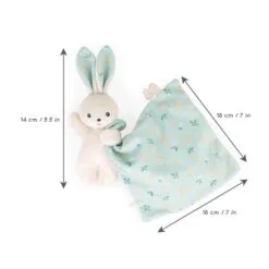 Doudou Lapin Carré Douceur Bouquet d'Agrumes – Image 3