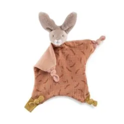 Doudou Lapin argile Trois Petits Lapins