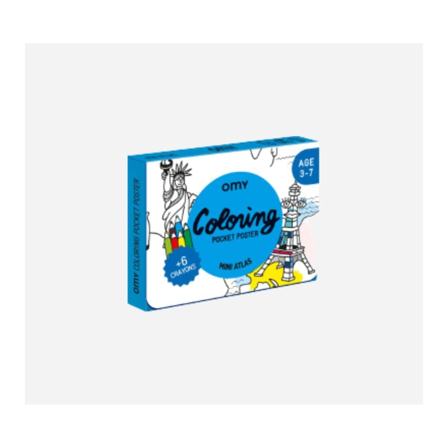 Mini atlas - Coloriage Pocket