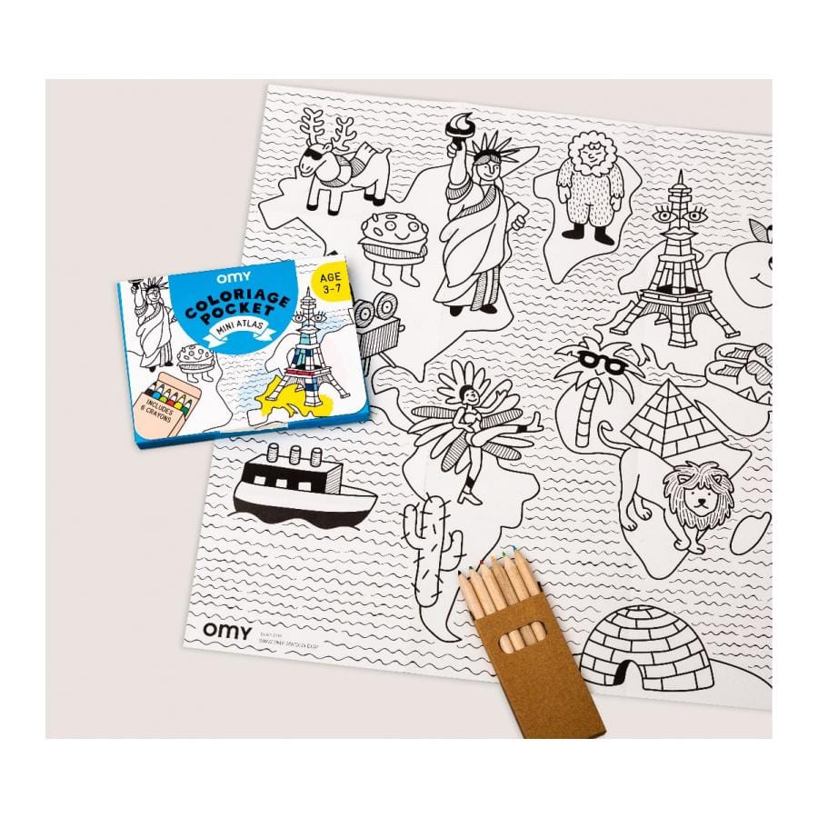Mini atlas - Coloriage Pocket – Image 2