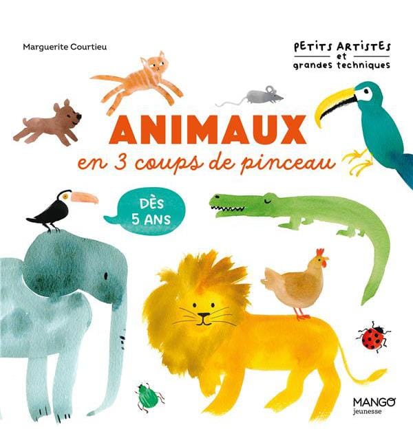 Animaux en 3 coups de pinceau