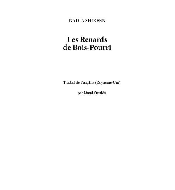 Les renards de Bois-Pourri