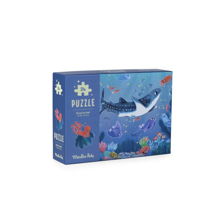 Puzzle phosphorescent Sous la mer 24 pièces