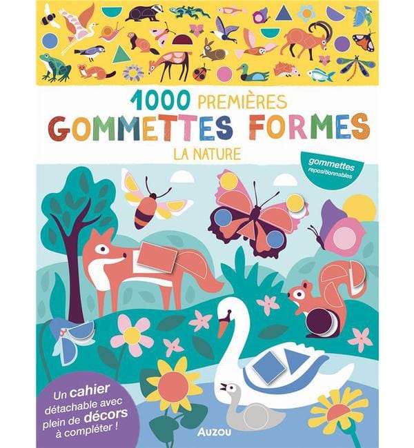 1000 gommettes formes - Nature