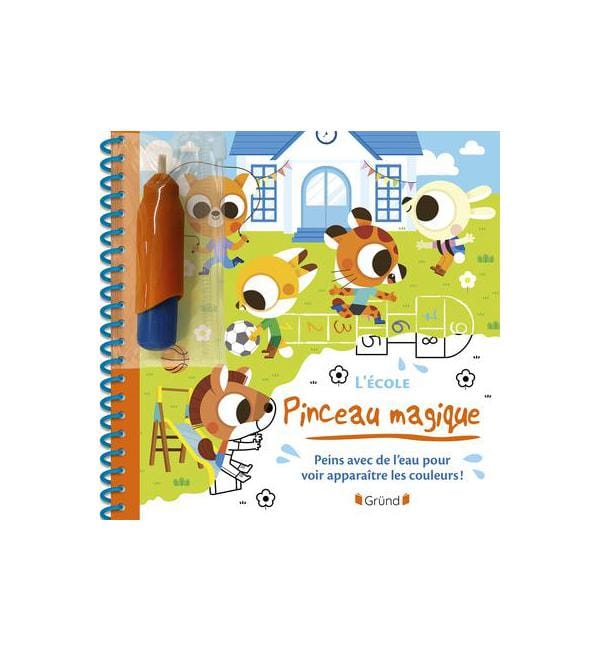 L'école - Peins avec de l'eau pour voir apparaître les couleurs !