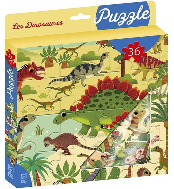 Les dinosaures - Puzzle 36 pièces