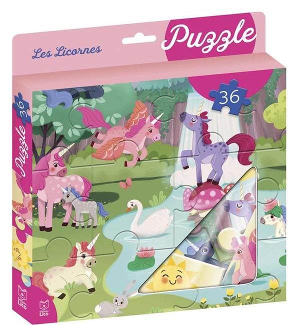 Les licornes - Puzzle 36 pièces