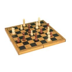 Echecs bois Vintage – Image 2