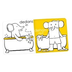 Cahier de coloriage Les contraires français/anglais – Image 2