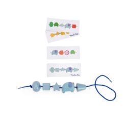 Jeu de perles en bois à enfiler- Les Toupitis – Image 4