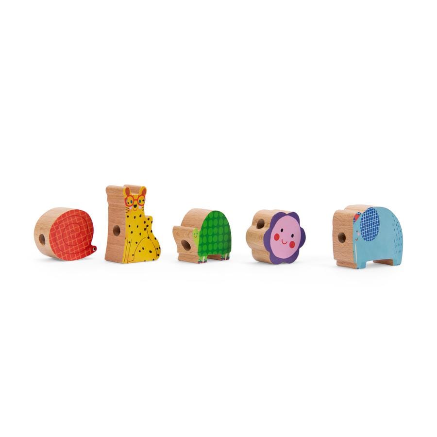 Jeu de perles en bois à enfiler- Les Toupitis – Image 5