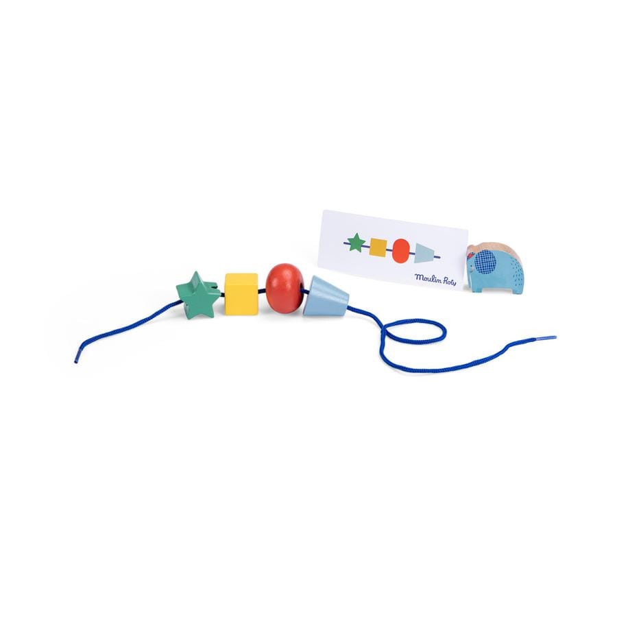Jeu de perles en bois à enfiler- Les Toupitis – Image 6