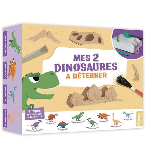 Mes 2 dinosaures à déterrer