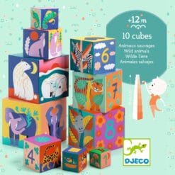 Cubes à empiler Animaux sauvages – Image 4
