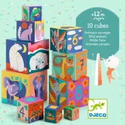 Cubes à empiler Animaux sauvages – Image 4
