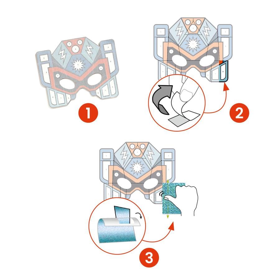 Masques à métalliser Super Robots - Do It Yourself – Image 6