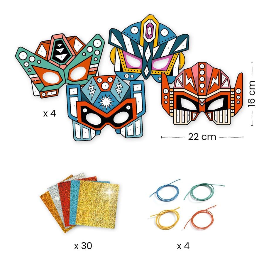 Masques à métalliser Super Robots - Do It Yourself – Image 7