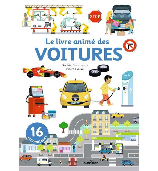 Le livre animé des voitures