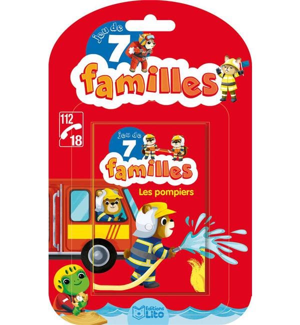Les pompiers - Jeu de 7 familles