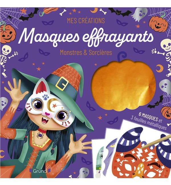 Masques effrayants monstres et sorcières
