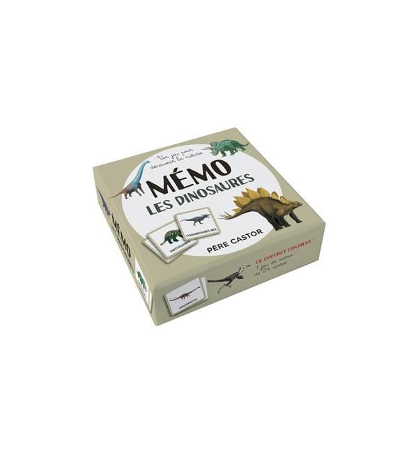 Mémo des dinosaures - Un jeu pour les petites mains