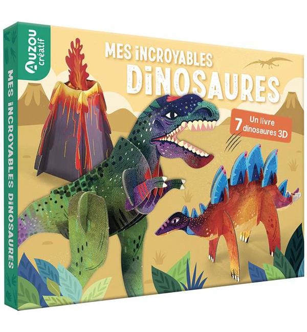 Mon coffret d'artiste - mes dinosaures à construire
