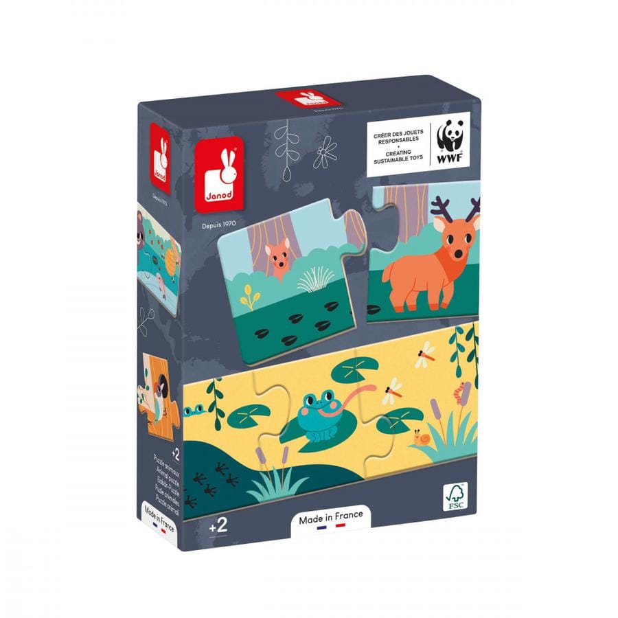 Puzzle Animaux Les Empreintes - Partenariat WWF