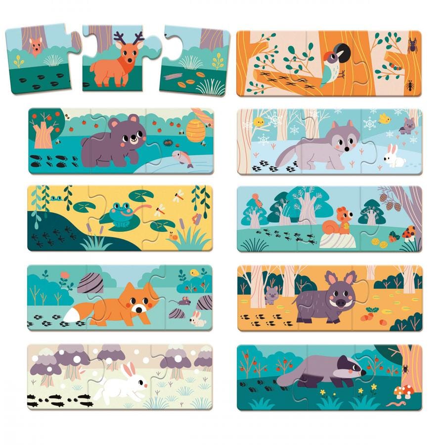 Puzzle Animaux Les Empreintes - Partenariat WWF – Image 2