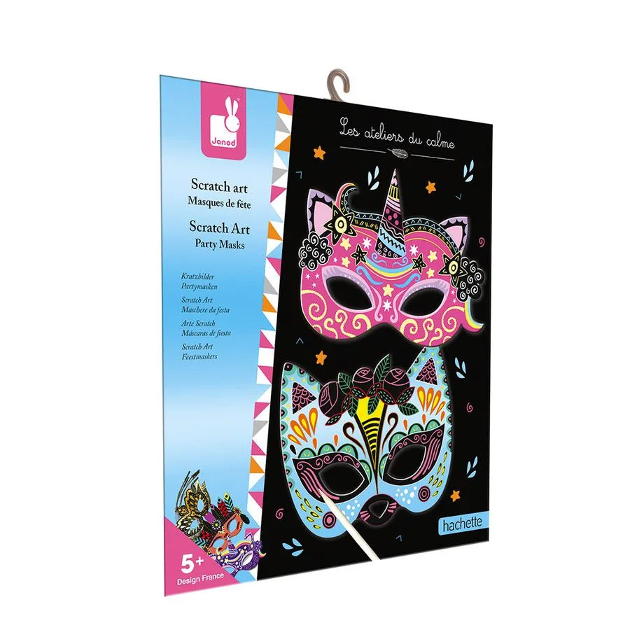 Scratch Art Masques de fête