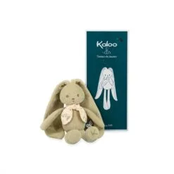 Pantin lapin vert 25cm