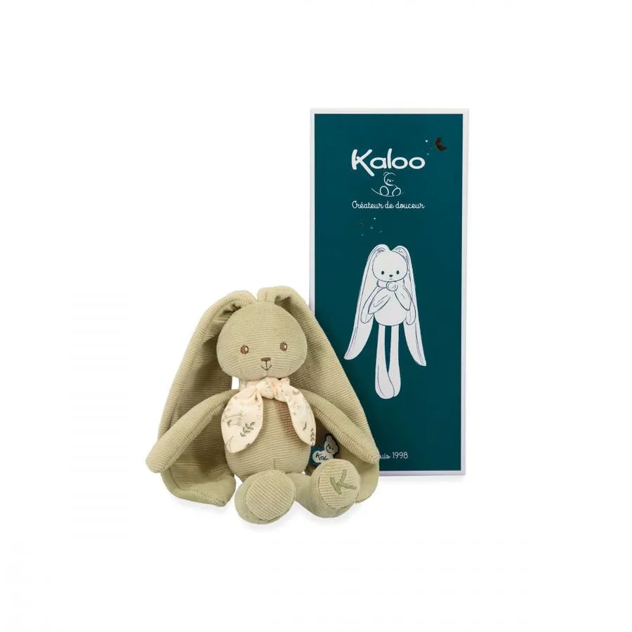 Pantin lapin vert 25cm