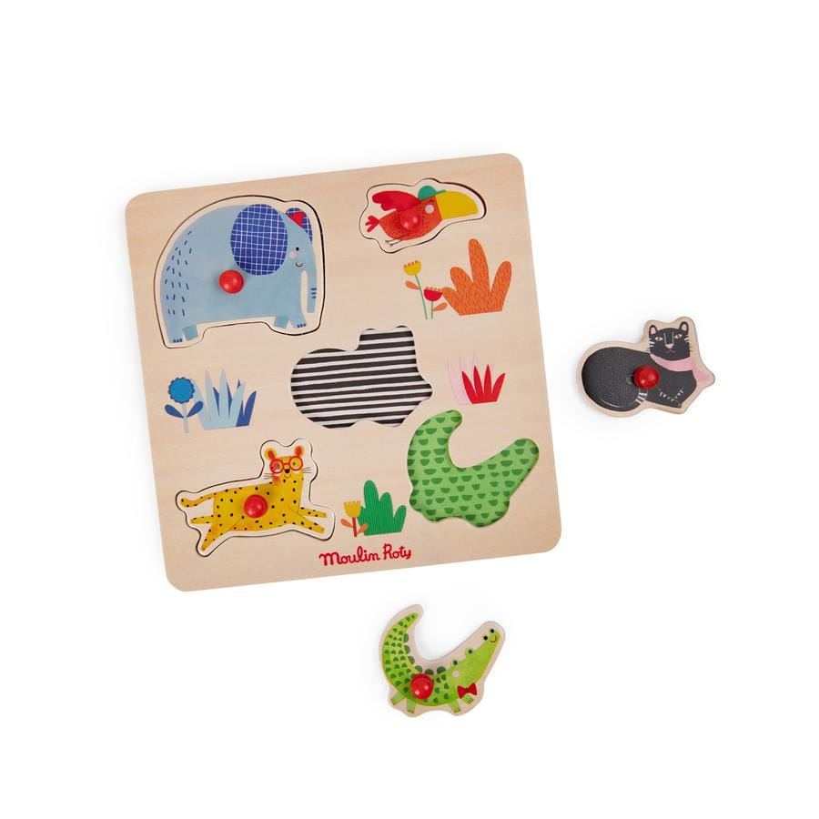 Puzzle encastrable 5 animaux Les toupitis – Image 3