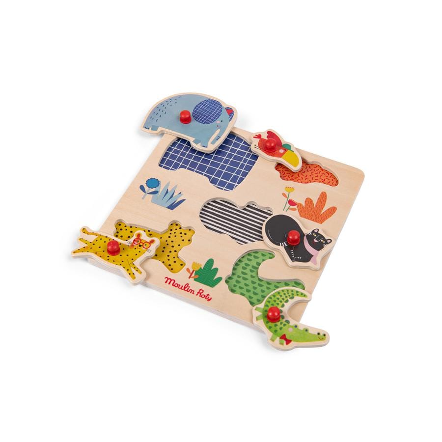 Puzzle encastrable 5 animaux Les toupitis – Image 4