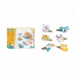 6 barrettes animaux pailletés à créer – Image 5