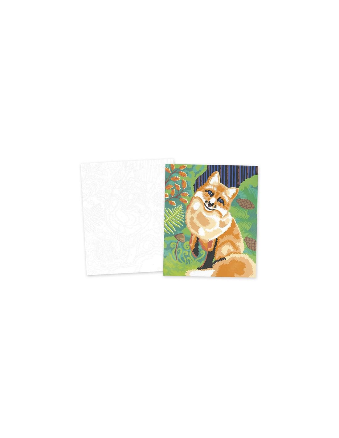 Peinture au numéro Aquarelle Animaux de la forêt – Image 3
