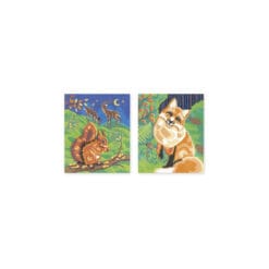 Peinture au numéro Aquarelle Animaux de la forêt – Image 4