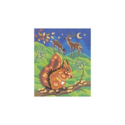 Peinture au numéro Aquarelle Animaux de la forêt – Image 5
