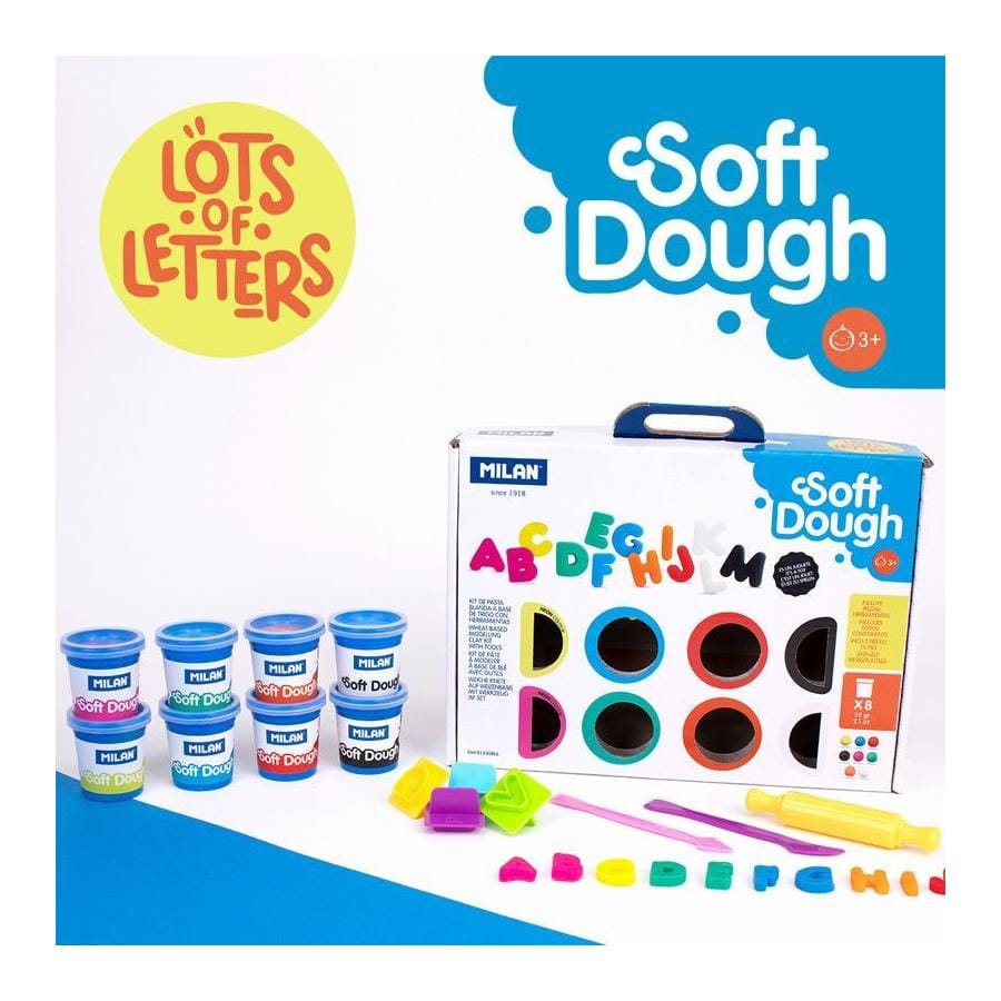 Mallette Soft Dough "Lots of letters"