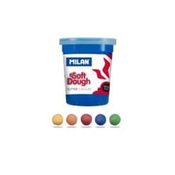 Pochette 5 pots Glitter Soft Dough – Image 3