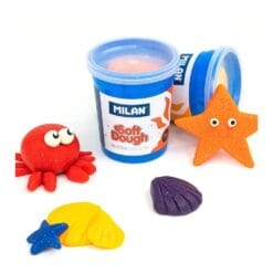 Pochette 5 pots Glitter Soft Dough – Image 5