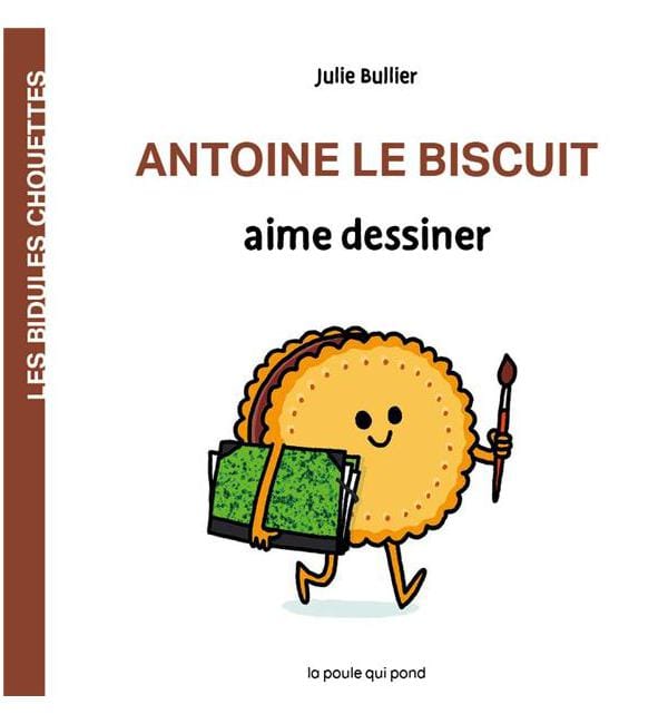 Antoine le biscuit aime dessiner