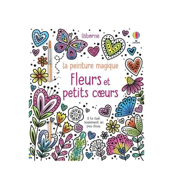 Fleurs et petits coeurs