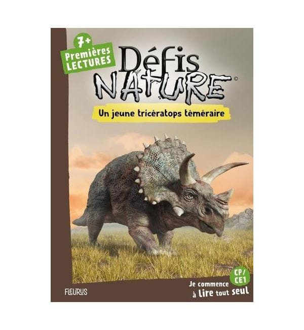 Un jeune tricératops téméraire