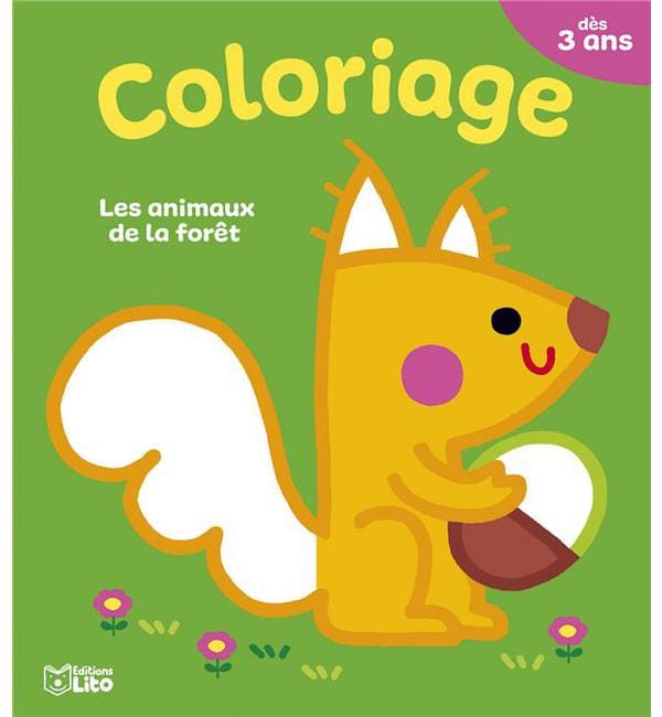 Les animaux de la forêt - Coloriage