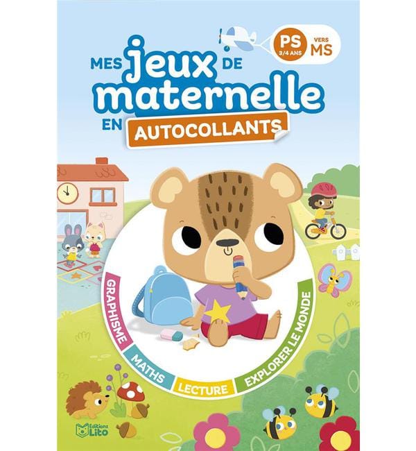 Mes jeux de maternelle en autocollants - PS vers MS